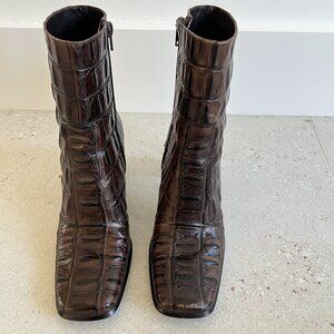 Via Spiga Crocodile Boots